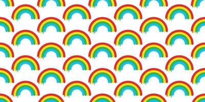 rainbow seamless pattern vector isolated sky colorful wallpaper background