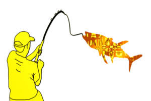 Fishing is the activity of trying to catch fish png