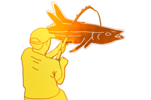 pescar es el actividad de molesto a captura pescado png