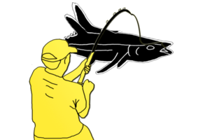 Fishing is the activity of trying to catch fish png