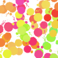Abstract splatter color background. illustration png