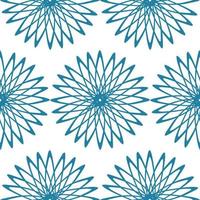 beautiful seamless pattern with flowers illustration background photo