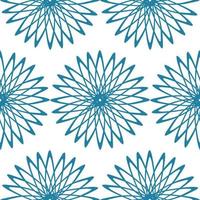 beautiful seamless pattern with flowers illustration background photo