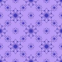 beautiful seamless pattern with flowers illustration background photo