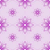 beautiful seamless pattern with flowers illustration background photo