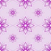 beautiful seamless pattern with flowers illustration background photo