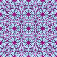 beautiful seamless pattern with flowers illustration background photo