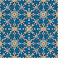 beautiful seamless pattern with flowers illustration background photo