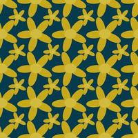 beautiful seamless pattern with flowers illustration background photo