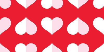 heart Seamless pattern vector valentine isolated graphic wallpaper background doodle cartoon red
