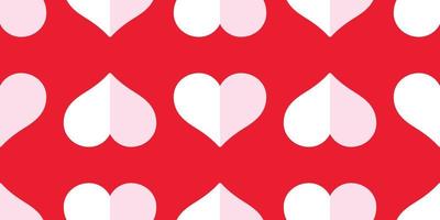 heart Seamless pattern vector valentine isolated graphic wallpaper background doodle cartoon red