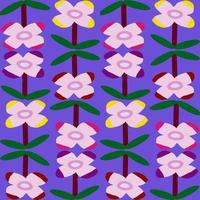 abstract flowers illustration background photo