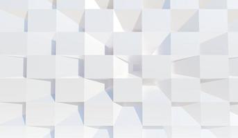 White Abstract geometric shapes background ideal for poster, cover, branding wallpaper, banner, website, presentation. Modern geometry in minimal concept. Classic and clean. 3d rendering. photo