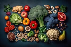 Artistic vegetable symbolizing healthy nutrition and wholesome choices, . photo