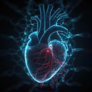 Surgeon utilizing VR goggles in a state of the art operating room for enhanced precision, . photo