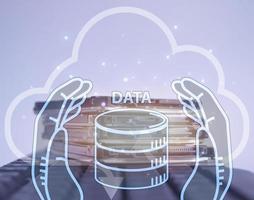 Big data storage and analytics in the cloud or on external server photo