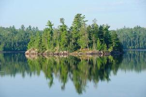 Reflections on a Wilderness Lake photo