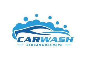 Car wash logo design vector