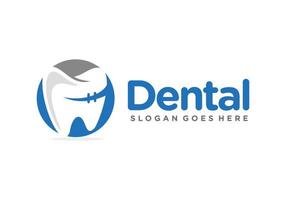 dental, odontología, diente logo diseño vector