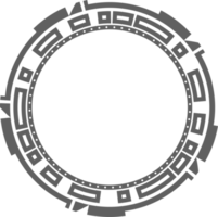 hud trogen element. abstrakt optisk syfte. cirkel geometrisk form för virtuell gränssnitt och spel. kamera sökare för prickskytt vapen png