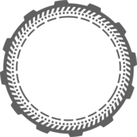 hud trogen element. abstrakt optisk syfte. cirkel geometrisk form för virtuell gränssnitt och spel. kamera sökare för prickskytt vapen png