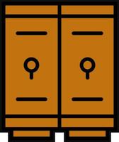 Lockers Vector Icon Design