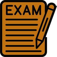 diseño de icono de vector de examen