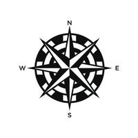 Compass icon isolated on a white background vector
