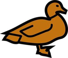 Duck Vector Icon Design