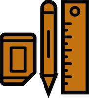 School Supplies Vector Icon Design