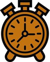 diseño de icono de vector de reloj de alarma