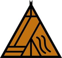 Tipi Vector Icon Design