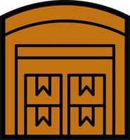 Warehouse Vector Icon Design