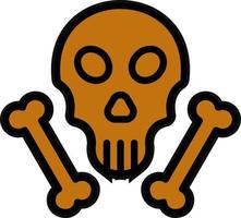 Jolly Roger Vector Icon Design