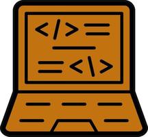 Coding Vector Icon Design