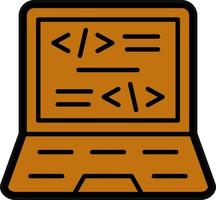 Coding Vector Icon Design