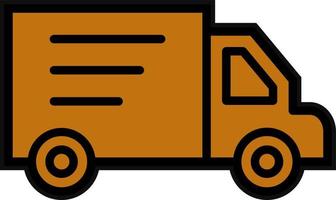 Delivery Truck Vector Icon Design