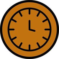 Wall Clock Vector Icon Design