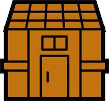 Solar House Vector Icon Design