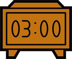 Digital Clock Vector Icon Design