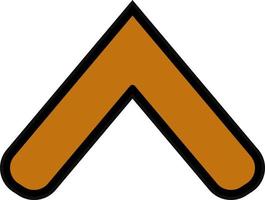 Up Chevron Vector Icon Design