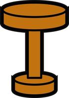 Stool Vector Icon Design