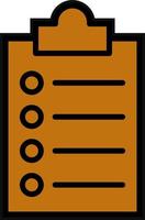 List Vector Icon Design