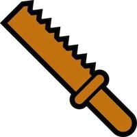 Bread Knife Vector Icon Design