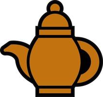 Teapot Vector Icon Design