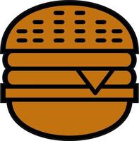 diseño de icono de vector de hamburguesa