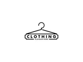 ropa Tienda logo diseño inspiración. paño tienda logo, ropa logo vector ilustración