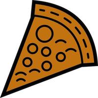 diseño de icono de vector de rebanada de pizza