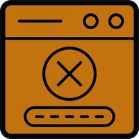 Denial Vector Icon Design