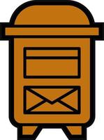 Mailbox Vector Icon Design